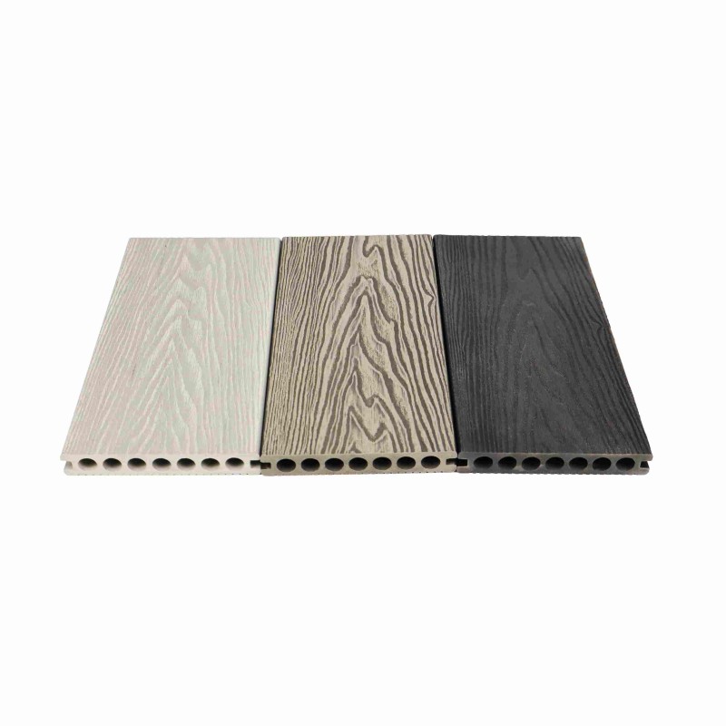 Outdoor 3D Deep Embossed WPC Decking - SAYRUO