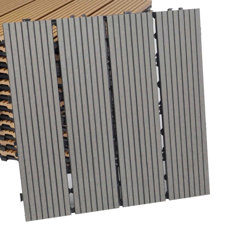 Eco-Friendly Acacia Interlocking Deck Tiles for Any Outdoor Area - SAYRUO
