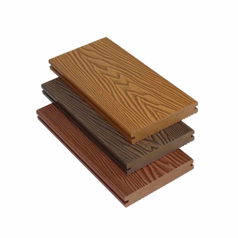 Easy Installation 3D Deep Embossed WPC Decking - SAYRUO