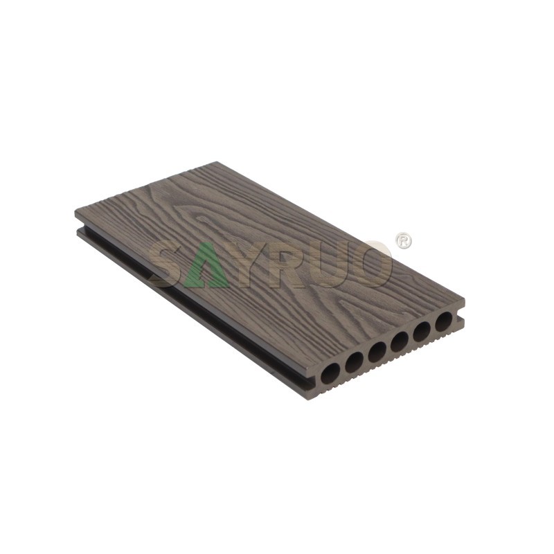 Durable 3D Deep Embossed WPC Decking - SAYRUO