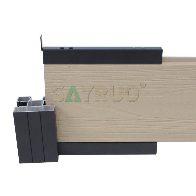 Co-Extruded WPC Privacy Fence Low-Maintenance Outdoor Screening Solution - SAYRUO