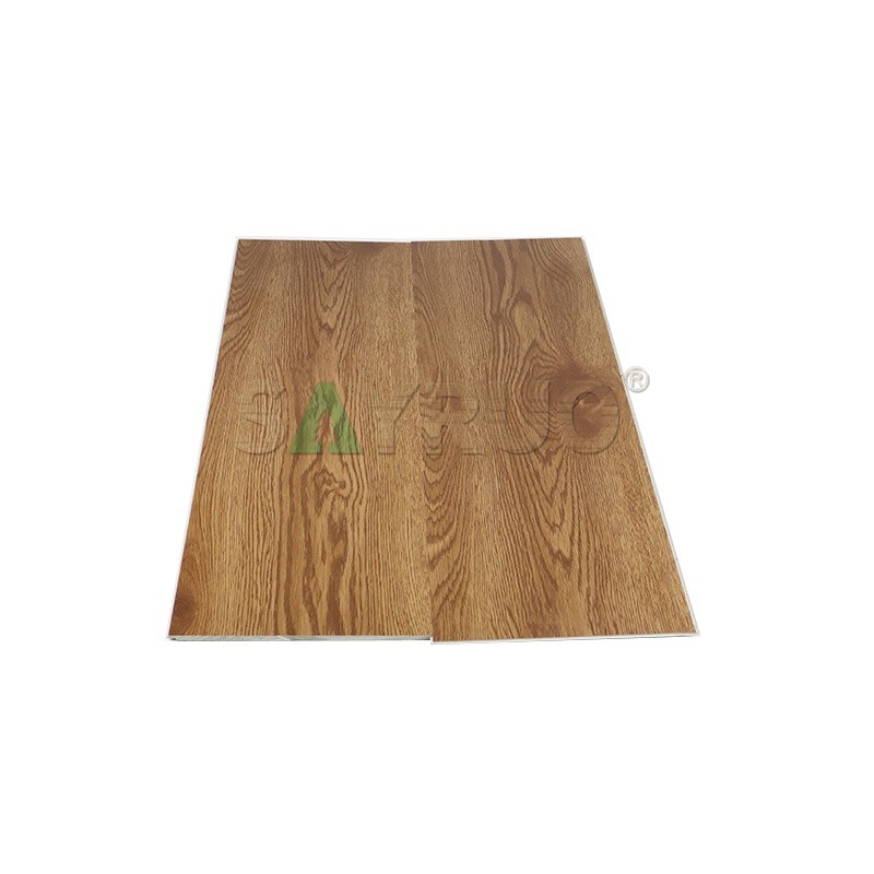 Wood Grain SPC Vinyl Flooring Wear Resistant Slip Resistant Easy to Clean for Commercial and Residential Use - SAYRUO