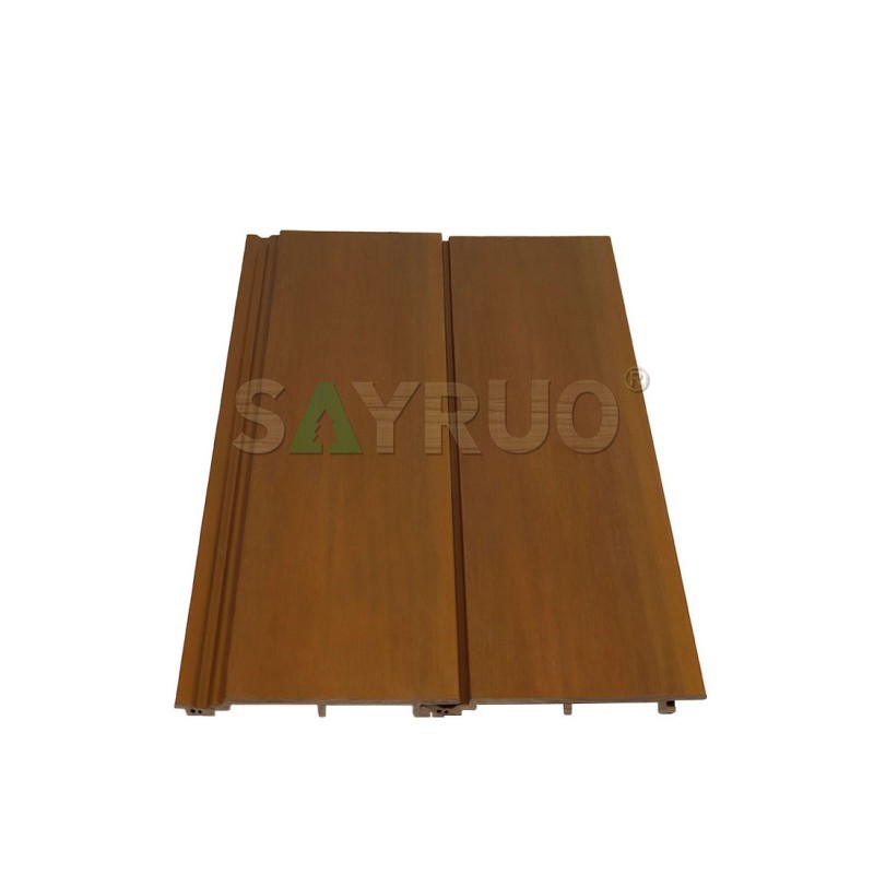 Waterproof PVC Wall Panel with Woodlike Appearance for Living Room Decoration - SAYRUO