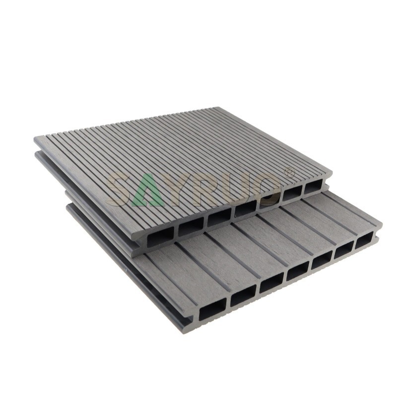 Modern Textured Outdoor Decorative  WPC Decking - SAYRUO