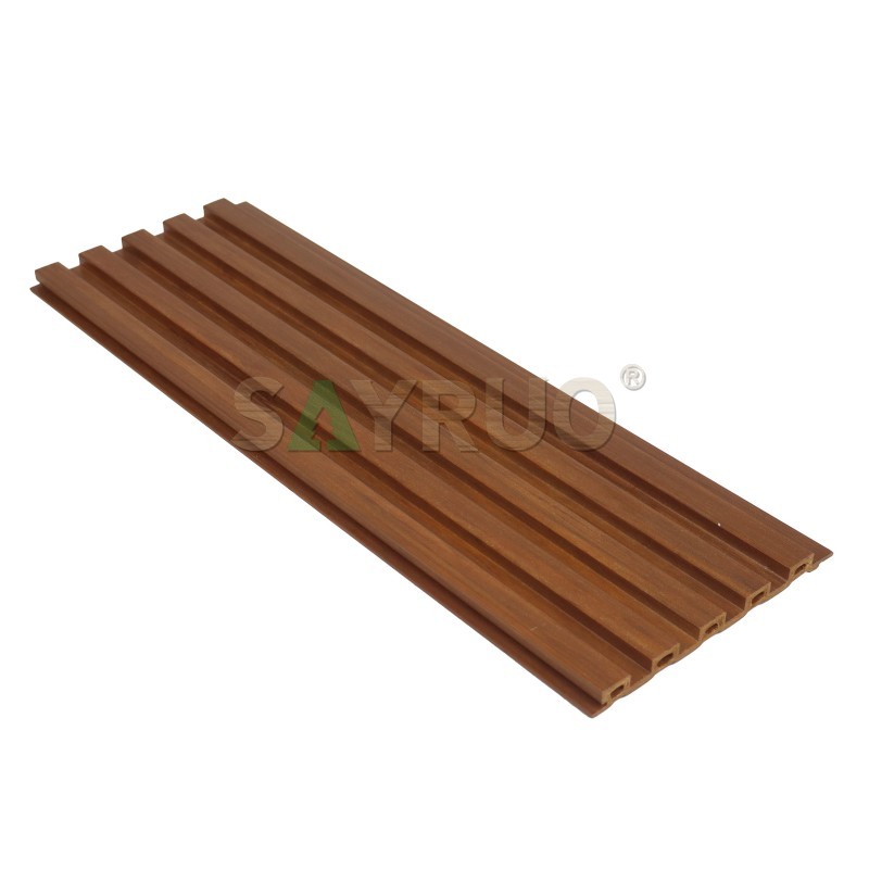 Wood Grain PVC Wall Panel for Modern Interior Decoration - SAYRUO