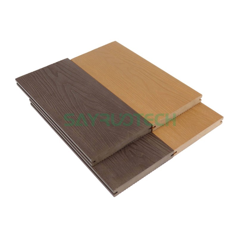 Low maintenance and high quality 3D Deep Embossed WPC Decking - SAYRUOTECH
