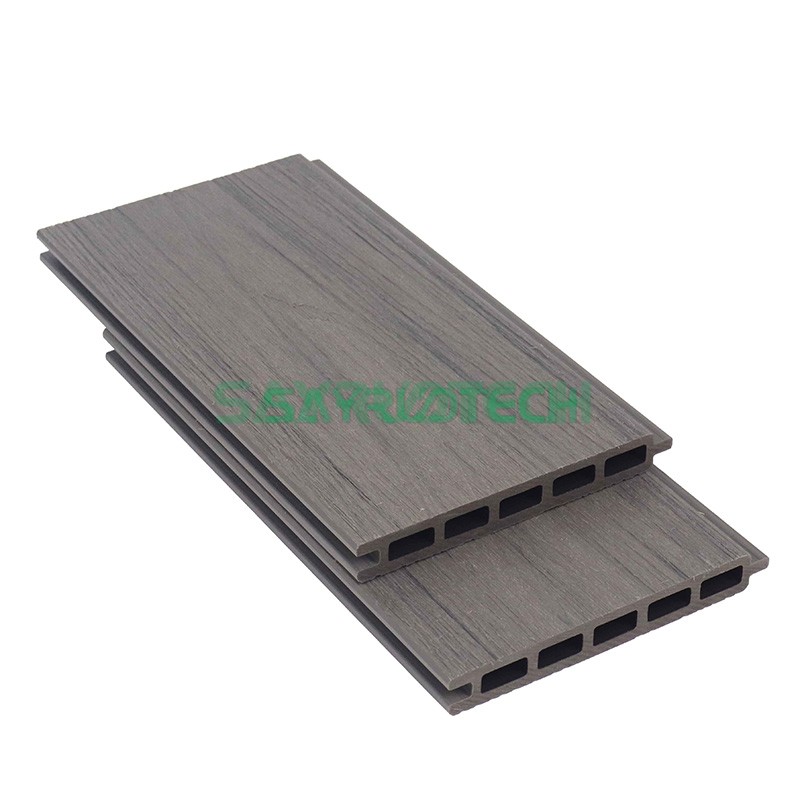 Real Wood Grain Co-extrusion WPC Fence for Garden and Backyard - SAYRUOTECH